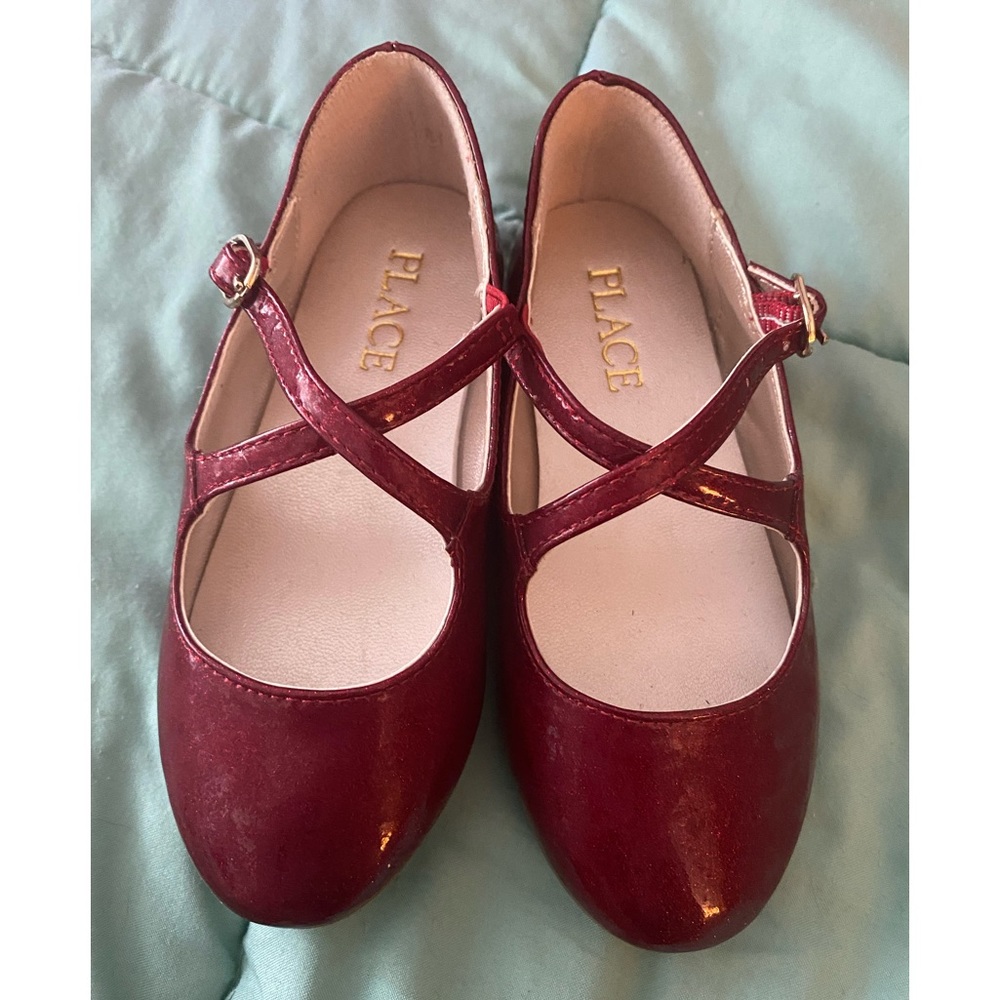 Place Toddler Girls Red Dress Shoes